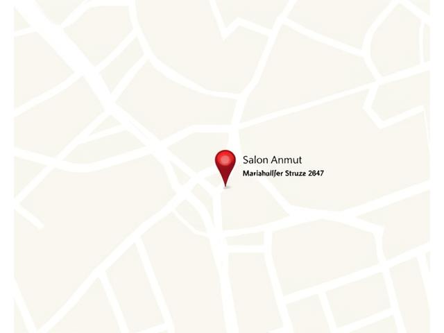 Karte von Wien, Standort Salon Anmut Mariahilfer Straße